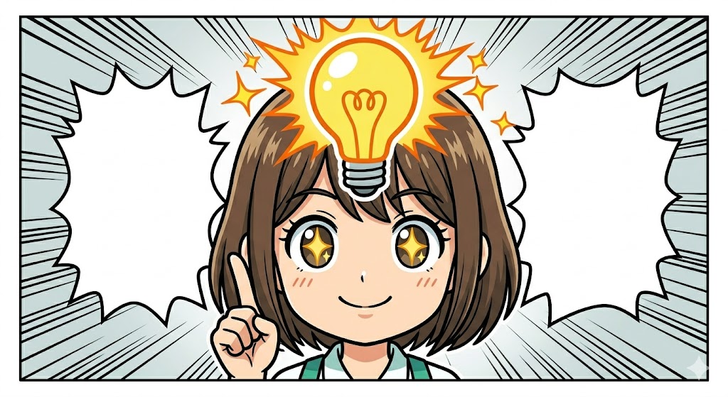 AIと自分の役割の違いに気づき、目からウロコが落ちて輝く女性店員