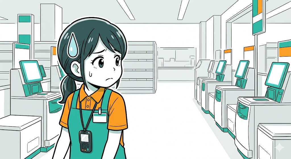 無人化の波に不安を感じるアテンダント